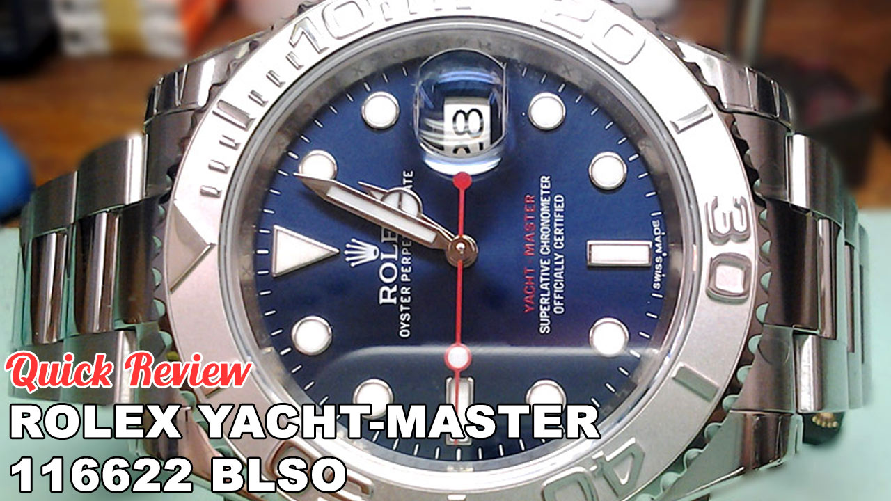 rolex yacht master 40 blue review